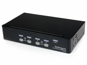 STARTECH.COM 4ポート VGA対応USB接続KVMスイッチ USBハブ内蔵 SV431USB(SV431USB)