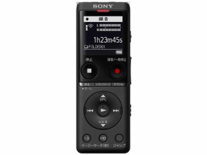 SONY ソニー ソニー SONY ICレコーダー 4GB 薄型・軽量/Sマイク・システム / 最大22時間連続使用 クリアボイス機能搭載 ブラック ICD-UX5