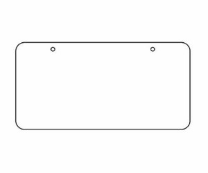 ユニット バルブ表示板 60×120×2mm 10枚入886-3262-6119-06