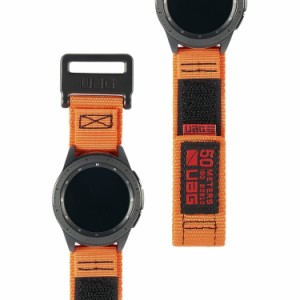 URBAN ARMOR GEAR UAG社製 Galaxy Watchバンド 42mm用 ACTIVEシリーズ(オレンジ)(UAG-GWSA-OR)