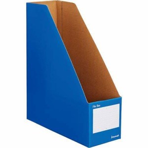 カウネット ファイルボックスA4縦 ブルー 10個