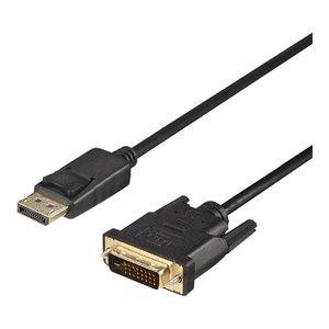 BUFFALO バッファロー DP-DVI 変換ケーブル 2m ブラック(BDPDV20BK)