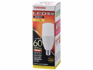 東芝 LED小形電球(60W形相当/810lm/6.8W/電球色/E17/配光角300°/断熱材施工器具対応/密閉形器具対応) LDT7L-G-E17/S/60V1