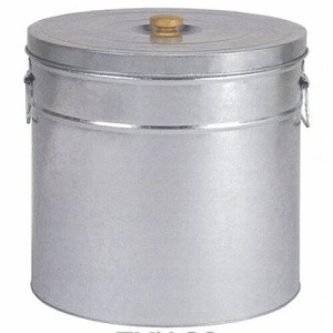 三和金属 米びつ シルバー 本体満容量:約40L、お米収納容量:約30kg TMK-30