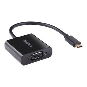 BUFFALO バッファロー ディスプレイ変換アダプタ USB Type-C-VGA ブラック(BDCVGBK)