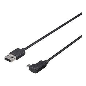 BUFFALO バッファロー BU2AMBL15RBK USB2.0 A-microB L字右向き 1.5m ブラック(BU2AMBL15RBK)