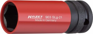 HAZET(ハゼット) HAZET インパクト用ロングホイールナットソケットレンチ(6角・12.7mm)