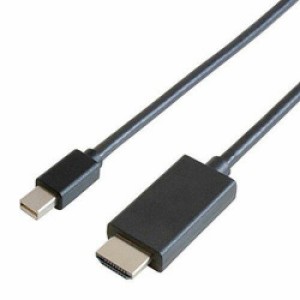 GOPPA GP-MDPHD/K-10 Mini DisplayPort→HDMIケーブル1mブラック(GP-MDPHD/K-10)