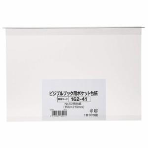 ライオン事務器 ビジブルブック用 替台紙 No.52用 10枚入 16241