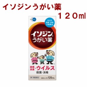 イソジンうがい薬　120mL　第3類医薬品　ポビドンヨード　シオノギヘルスケア　のどの殺菌　消毒　口臭除去　　