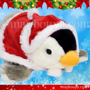 クリスマス ペンギン ぬいぐるみ 水族館 キュート販売 CUTE ベビーペンギン Lサイズ 45cm サンタ衣装 まんぼう屋ドットコム