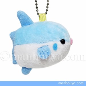 マンボウ ぬいぐるみ 魚 水族館グッズ A-SHOW 栄商 Dimple まんぼう ボールチェーン ブルー 5.5cm【メール便発送可】まんぼう屋ドットコ