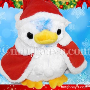 ペンギンのぬいぐるみ クリスマス キュート販売 CUTE アストラペンギン ブルー Mサイズ 25cm サンタ衣装 まんぼう屋ドットコム