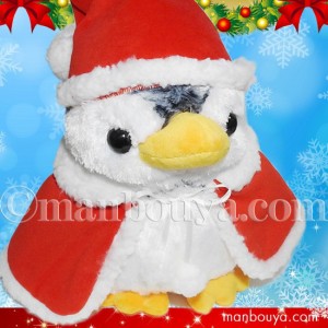 ペンギンのぬいぐるみ クリスマス キュート販売 CUTE アストラペンギン グレー Mサイズ 25cm サンタ衣装