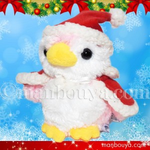 クリスマス ぬいぐるみ ペンギン キュート販売 CUTE アストラペンギン ピンク SS サンタ衣装  まんぼう屋ドットコム