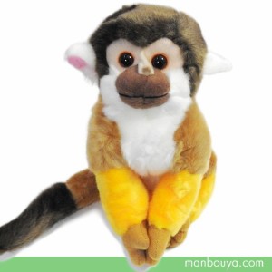 可愛い 猿のぬいぐるみ サル 動物園 キュート販売 CUTE サファリコレクション リスザル Mサイズ 18cm まんぼう屋ドットコム