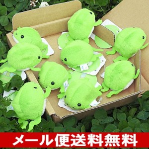 【5%OFF】【メール便で送料無料】カエル グッズ ぬいぐるみ セット A-SHOW ムニュマムお手玉 箱詰めセット かえる 9匹 まんぼう屋ドット