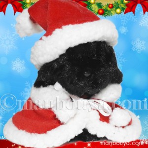 クリスマス ぬいぐるみ 犬 TAKENOKO たけのこ ラブラドールレトリバー サンタ衣装 まんぼう屋ドットコム