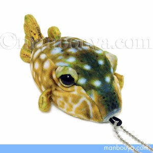 魚 ふぐ ぬいぐるみ さかなクン TST太洋産業貿易 おさかなぬいぐるみ ハコフグ マスコット メス 13cm まんぼう屋ドットコム