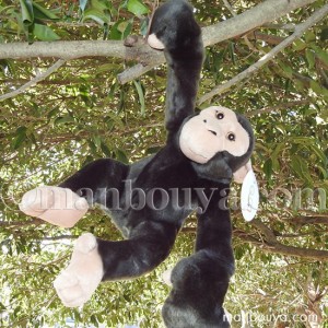 チンパンジー ぬいぐるみ 動物園 おもちゃ TST 101 ぶらさがりシリーズ 23cm