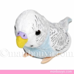 セキセイインコ ぬいぐるみ 小鳥 雑貨 TST 101 セキセイインコ ブルー 18cm  まんぼう屋ドットコム