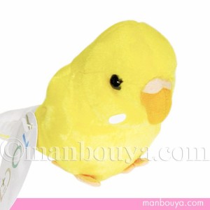 セキセイインコ ぬいぐるみ 小鳥 雑貨 TST 101 セキセイインコ ルチノー（イエロー） 18cm  まんぼう屋ドットコム