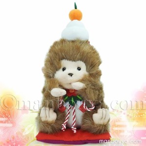 正月 飾り サル ぬいぐるみ たけのこ TAKENOKO JOYFUL MATES ちゃぶ丸 ミニ 15cm お正月セット ぬいぐるみで遊ぼう！ まんぼう屋ドットコ