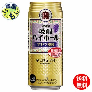 宝焼酎 ハイボールブドウ割り500ｍｌ缶×24本1ケース 