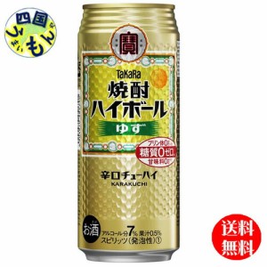 【2ケース】宝焼酎ハイボールゆず500ml缶×24本２ケース 