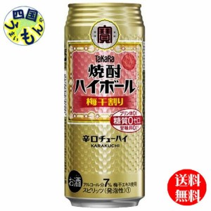 宝焼酎ハイボール梅干し割り500ml缶×24本1ケース 