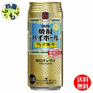 【2ケース】宝酒造タカラ焼酎ハイボールグレープフルーツ500ml缶×24本２ケース 