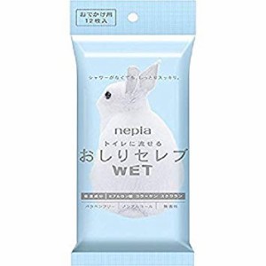 王子ネピア　ネピア　おしりセレブWET　おでかけ用　無香料　12枚　20パック入り　まとめ買い　送料無料