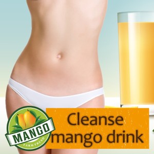 送料無料!!果物野菜のフレッシュ酵素を166種類も配合【クレンズマンゴードリンク（Cleanse mango drink）】ダイエットドリンク マンゴー