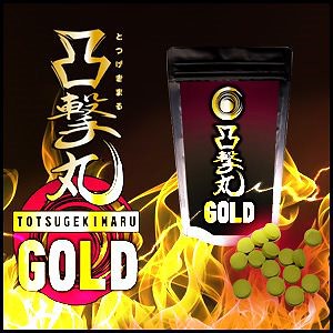 送料無料!!「凸撃丸」が改良を経て満を持して復活【凸撃丸GOLD（トツゲキマルゴールド）】男性サポートサプリメント メンズ