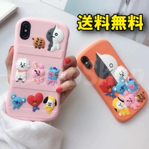 iPhone用ケース BT21 韓国 iPhone11 iPhone12 7 8 X SE2 2020 SE3 KOYA RJ SHOOKY MANG CHIMMY TATA COOKY VAN