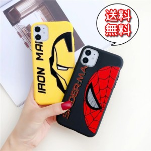 iPhone12ケース MARVEL アベンジャーズ アイアンマン スパイダーマン iPhone11 iPhoneSE2 SE3