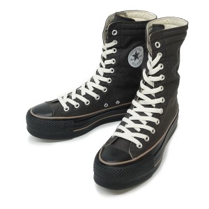 コンバース CONVERSE スニーカー ブーツ 厚底 メンズ レディース オールスター（Ｒ）リフテッド ニーハイ ブラウン/ブラック ALL STAR (R