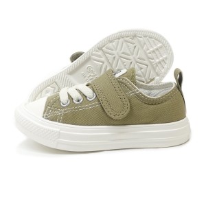 コンバース CONVERSE キッズ スニーカー 子供靴 ローカット チャイルド オールスター ライト V-1 OX ベージュ  CHILD ALL STAR LIGHT V-1