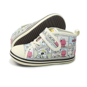 コンバース CONVERSE ベビー スニーカー シューズ オールスター N ピーナッツ CP V-1 ホワイト BABY ALL STAR N PEANUTS 出産祝い プレゼ