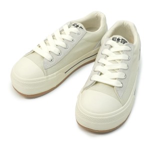 コンバース CONVERSE スニーカー 厚底 メンズ レディース ローカット オールスター (R) ボーダースター OX ストーンホワイト ALL STAR (R