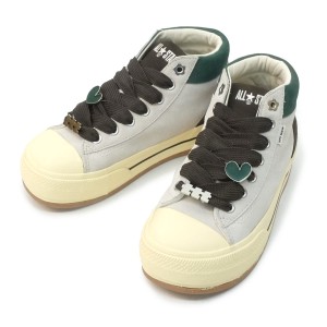 コンバース CONVERSE スニーカー 厚底 メンズ レディース ローカット オールスター (R) ボーダースター TTT MSW MID ホワイト/グリーン/