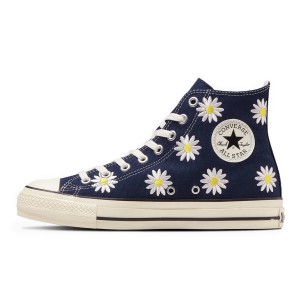 コンバース CONVERSE スニーカー メンズ レディース ハイカット オールスター (R) デイジーフラワー HI ダークブルー ALL STAR (R) DAISY