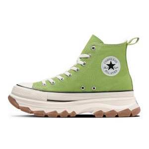 コンバース CONVERSE スニーカー ハイカット 厚底 メンズ レディース オールスター （Ｒ）トレックウエーブ  HI ライトグリーン ALL STAR