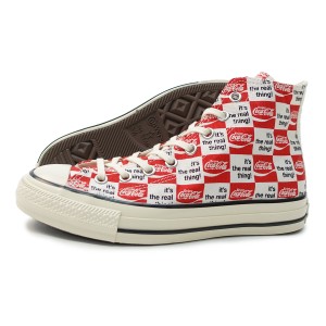 コンバース CONVERSE スニーカー ハイカット メンズ レディース オールスター US コカ・コーラ CK HI レッド/ホワイト ALL STAR US Coca-