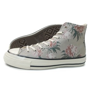 コンバース CONVERSE スニーカー ハイカット メンズ レディース オールスター US フラワー HI ベージュ 花柄 ALL STAR US FLOWER HI