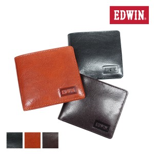 エドウイン EDWIN 22269231 財布 サイフ 二つ折財布 財布 メンズ レディース イタリアンレザー マルチカードケース カード収納 プレゼン