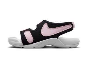 ナイキ サンダル キッズ ジュニア NIKE サンレイ アジャスト ブラック/ピンク DX5545-001 SUNRAY ADJUST 6 PS