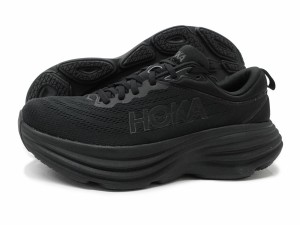 HOKA ONE ONE ホカ オネオネ メンズ スニーカー ボンダイ 8 ブラック/ブラック 黒 Bondi 8 1123202 ランニングシューズ