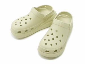 クロックス CROCS 厚底 サンダル メンズ レディース クラッシュ クロッグ ボーン ベージュ系 CRUSH CLOG 207521 クロッグサンダル サボサ