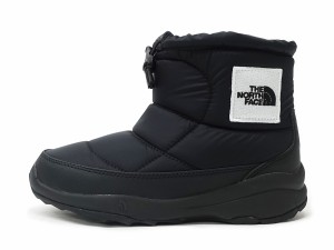 ザ ノースフェイス THE NORTH FACE キッズ ブーツ 子供用 ヌプシ ブーティ ロゴ ショート NFJ52280 KW TNFブラック×TNFホワイト